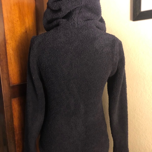 EUC Barefoot Dreams Cozy Chic Baha hoodie Navy size 1 or Small - Picture 4 of 8